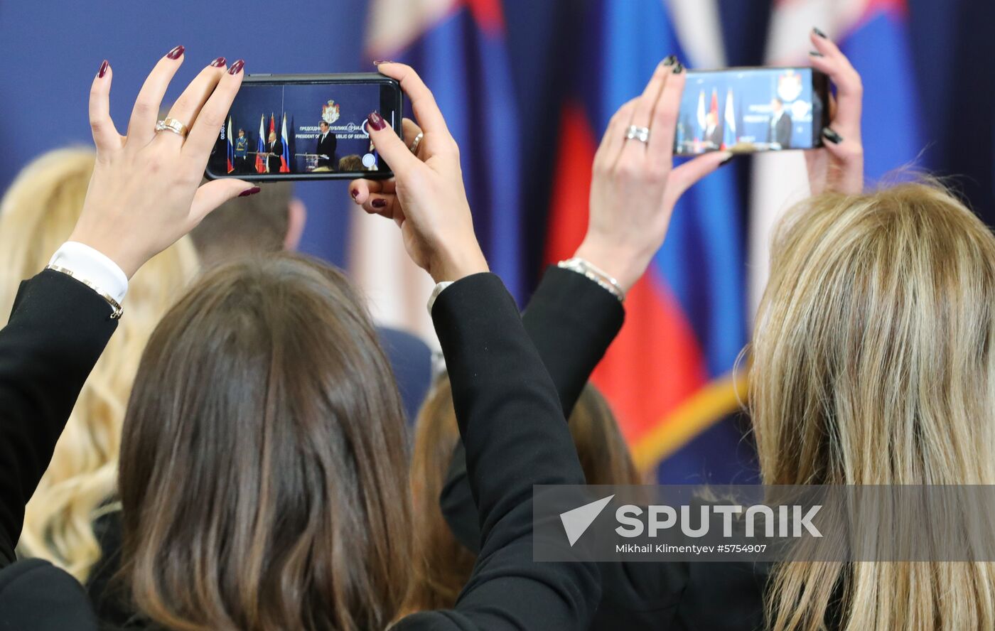 Vladimir Putin's official visit to Serbia