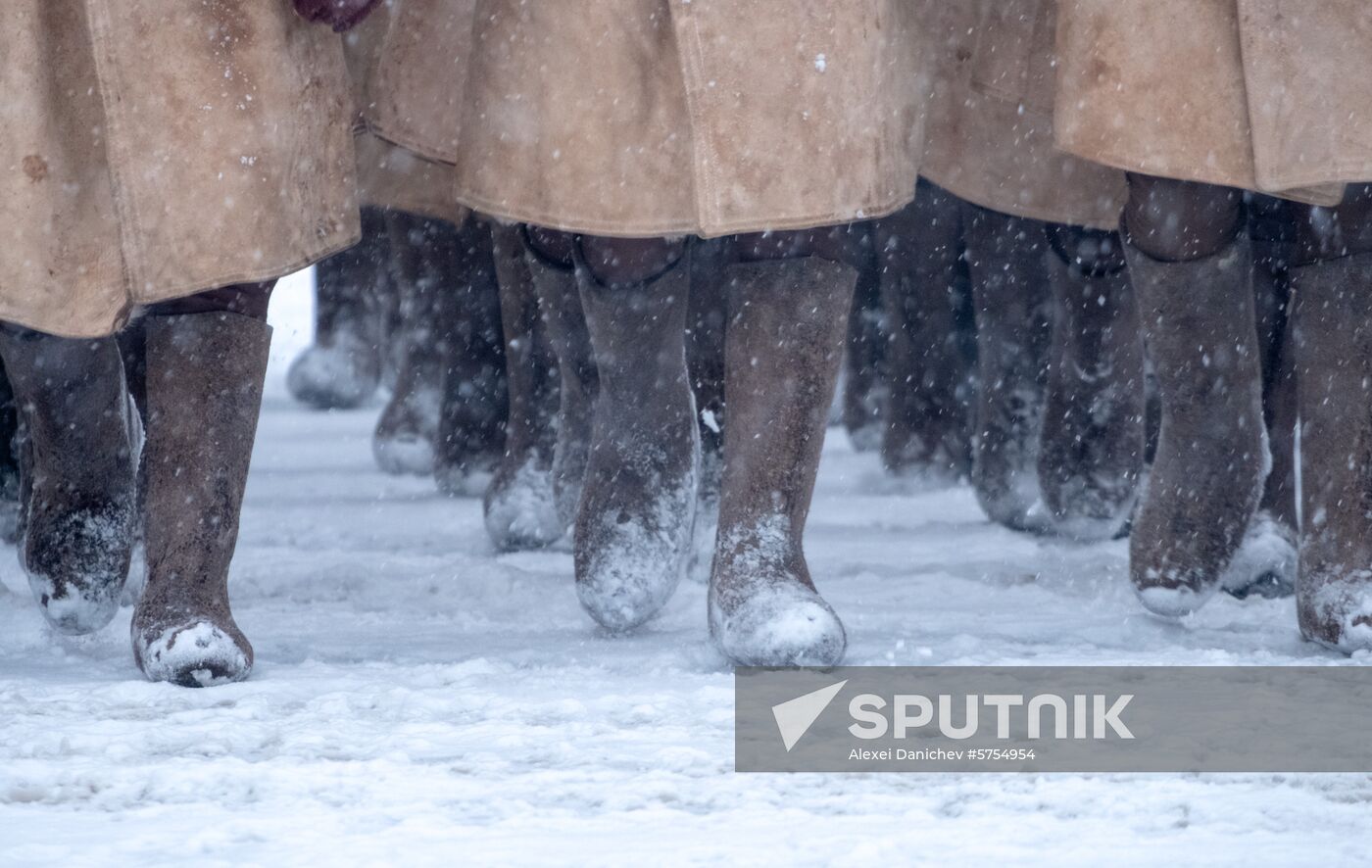 Russia End of Leningrad Siege Anniversary