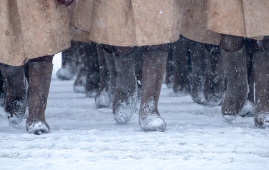 Russia End of Leningrad Siege Anniversary
