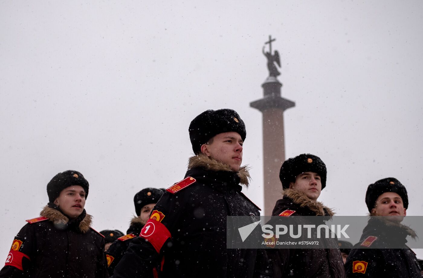 Russia End of Leningrad Siege Anniversary