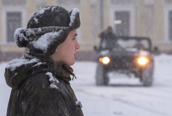 Russia End of Leningrad Siege Anniversary
