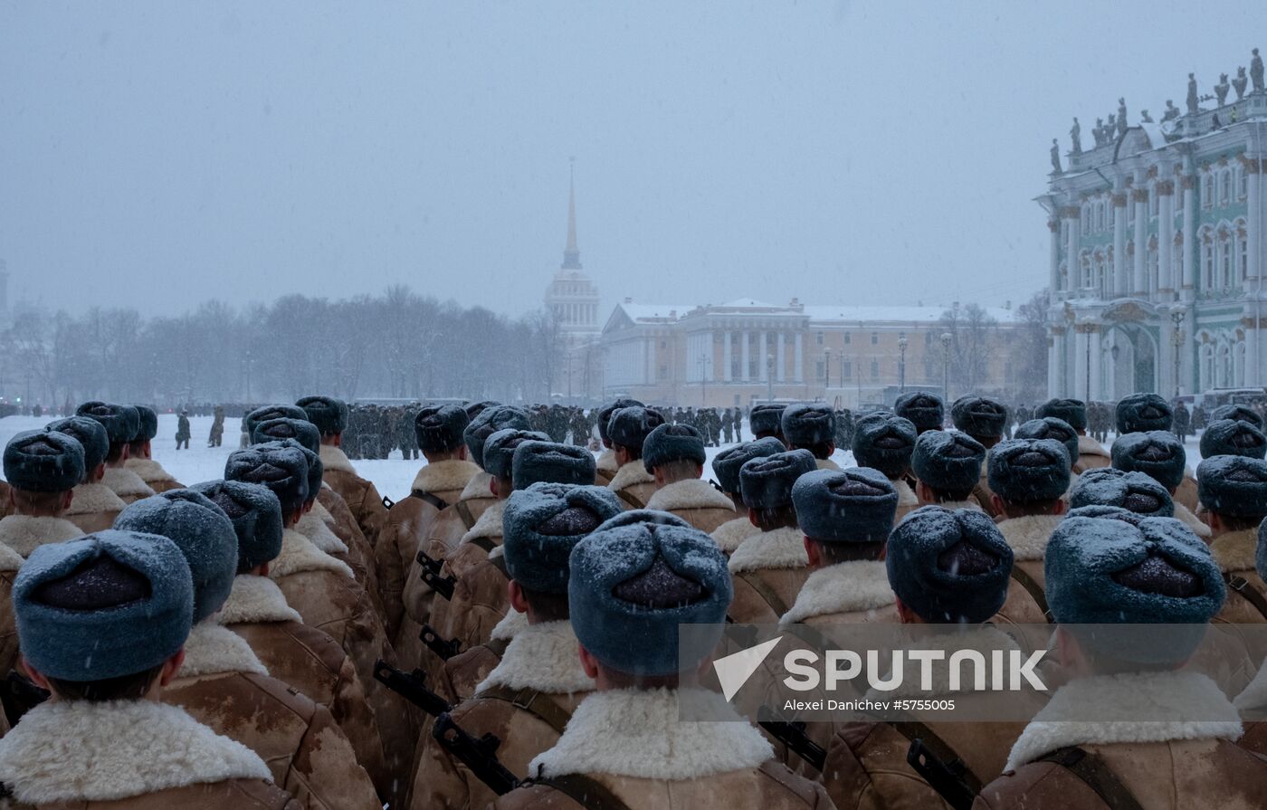 Russia End of Leningrad Siege Anniversary