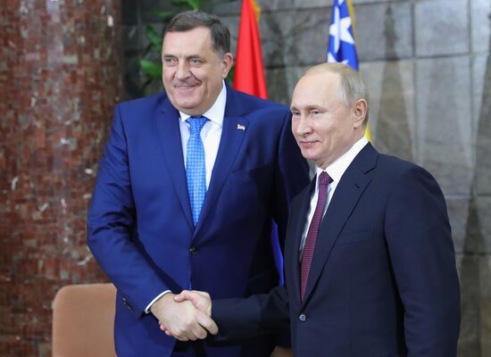Vladimir Putin's official visit to Serbia