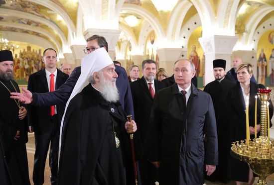 Vladimir Putin's official visit to Serbia