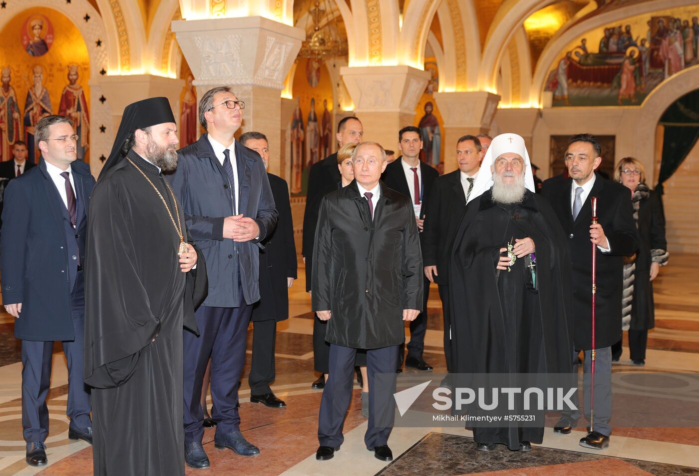 Vladimir Putin's official visit to Serbia