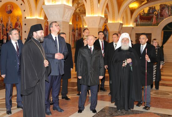 Vladimir Putin's official visit to Serbia