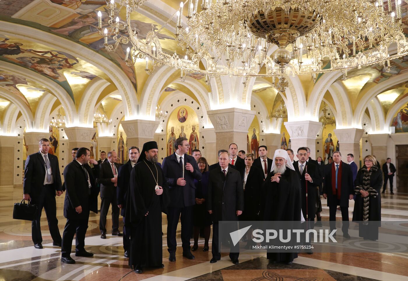 Vladimir Putin's official visit to Serbia