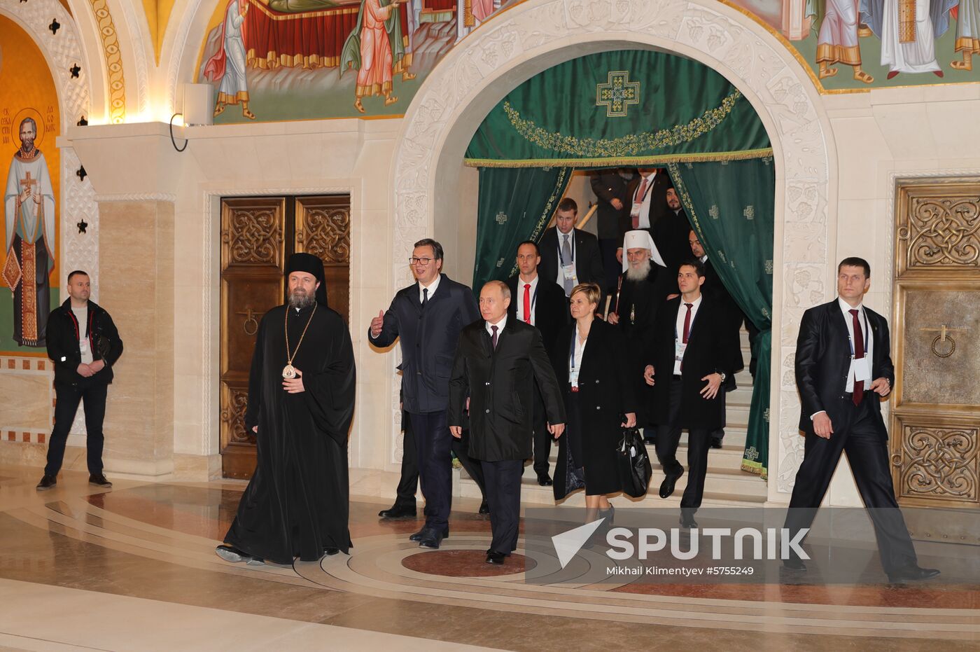 Vladimir Putin's official visit to Serbia