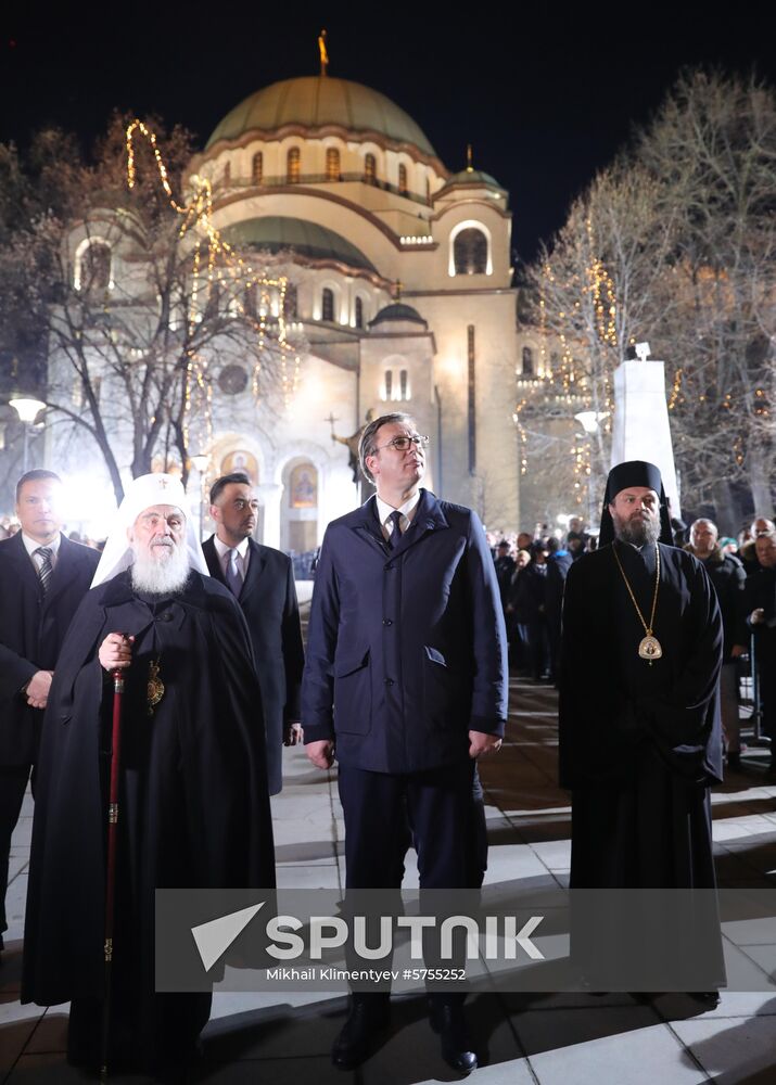 Vladimir Putin's official visit to Serbia