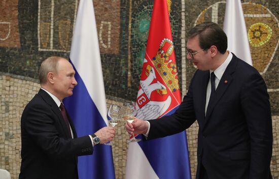 Vladimir Putin's official visit to Serbia