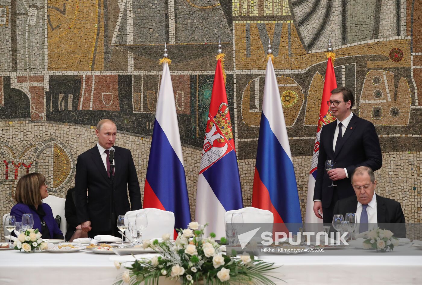 Vladimir Putin's official visit to Serbia