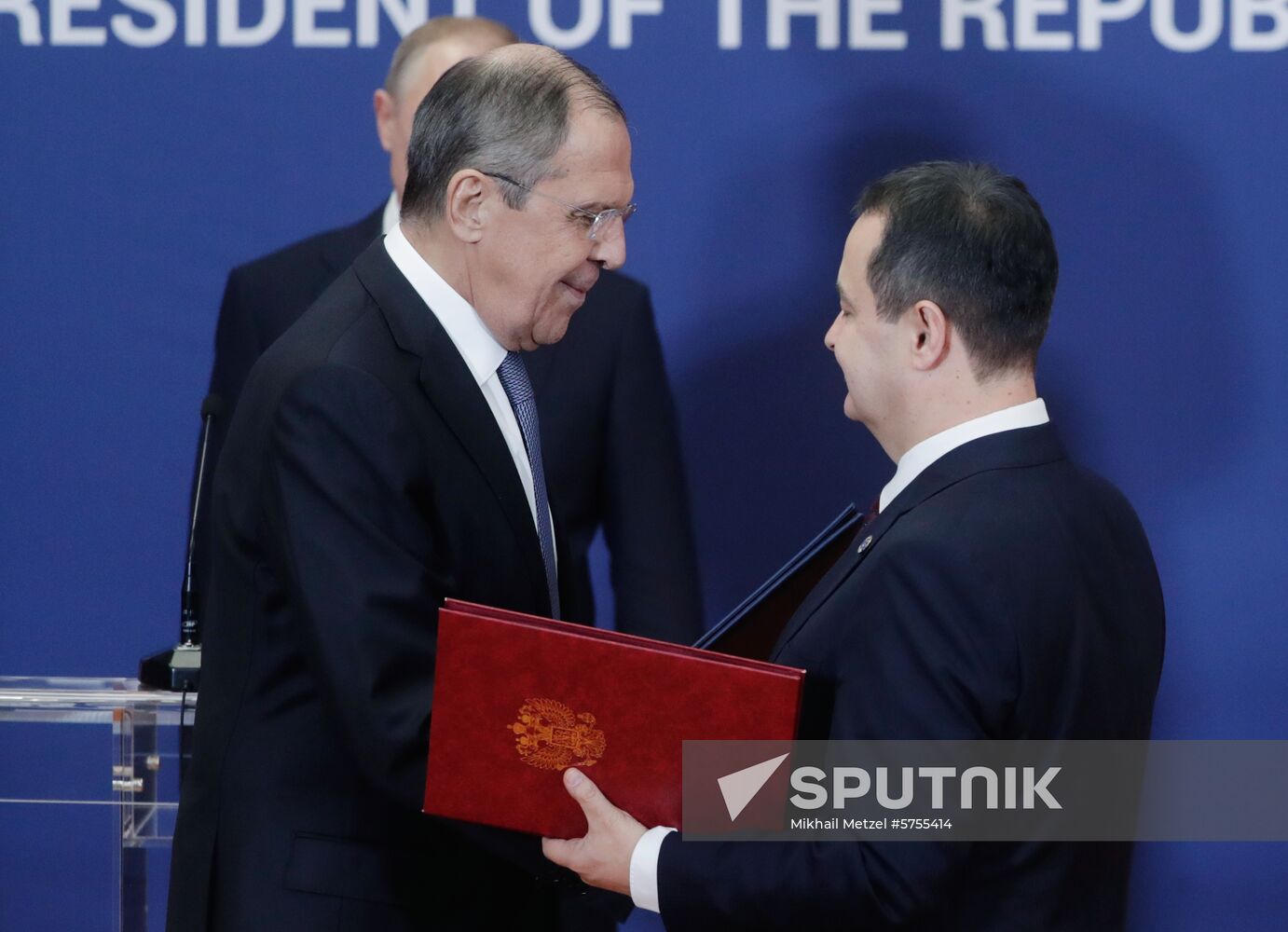 Vladimir Putin's official visit to Serbia