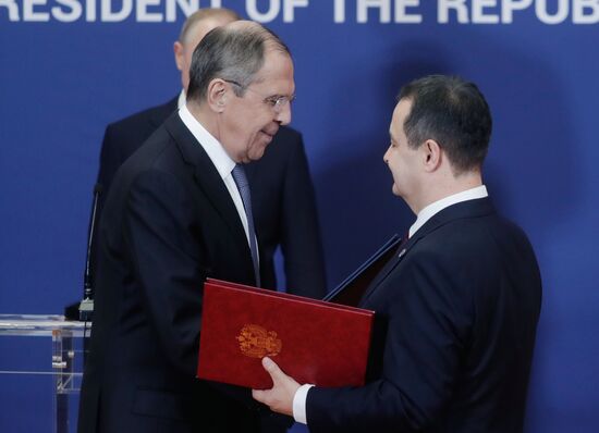 Vladimir Putin's official visit to Serbia