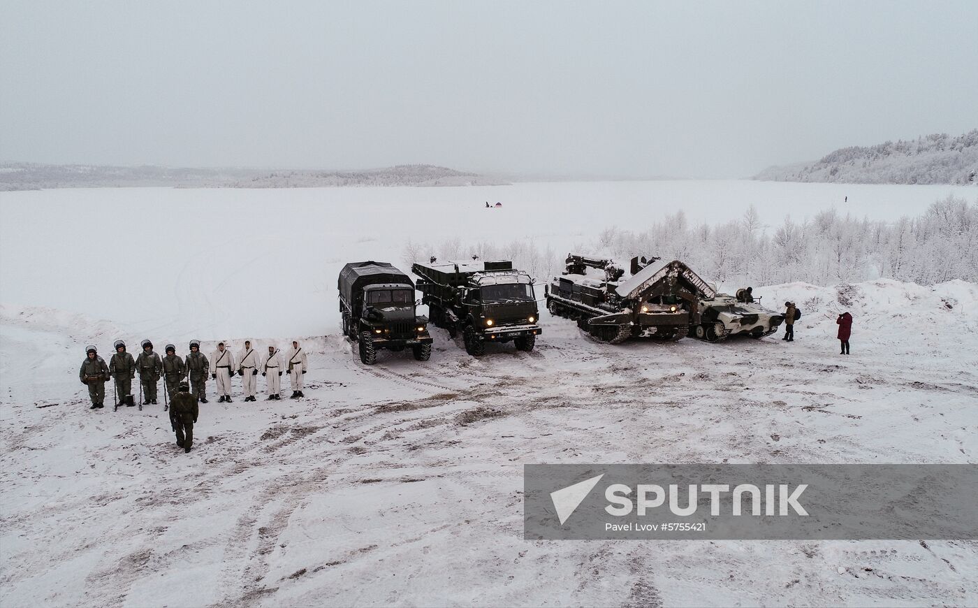 Russia Engineering Corps Drills