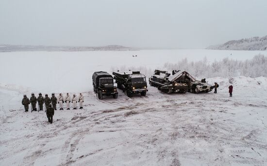 Russia Engineering Corps Drills