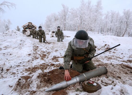 Russia Engineering Corps Drills