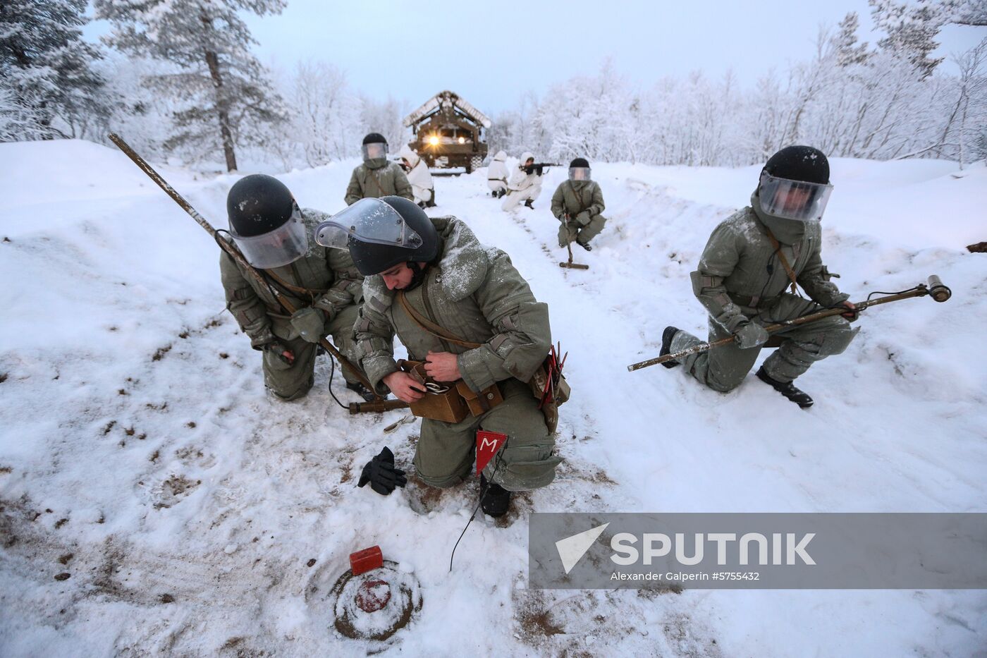 Russia Engineering Corps Drills