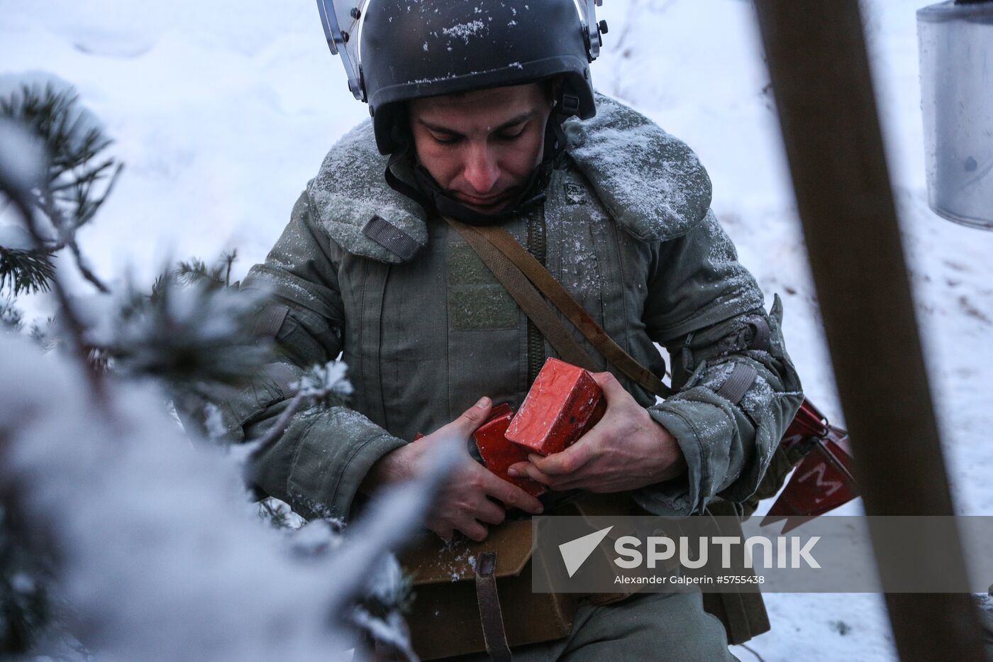 Russia Engineering Corps Drills