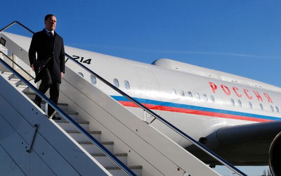 Prime Minister Dmitry Medvedev's working trip to Krasnodar Territory