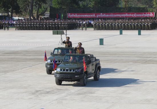 Laos Military Parade