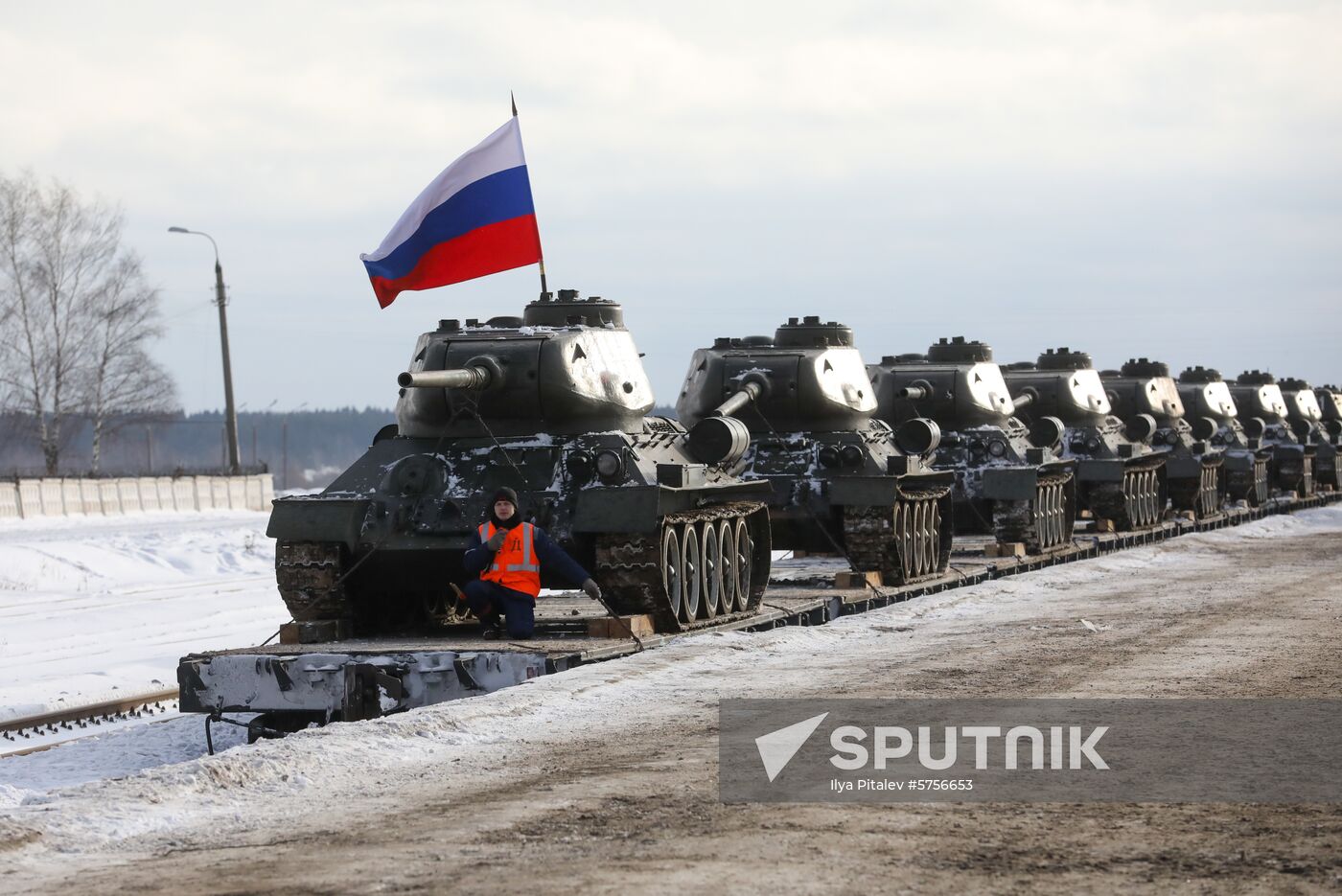 Russia T-34 Tanks