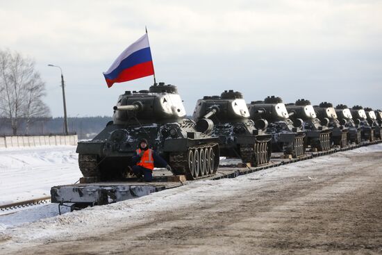 Russia T-34 Tanks