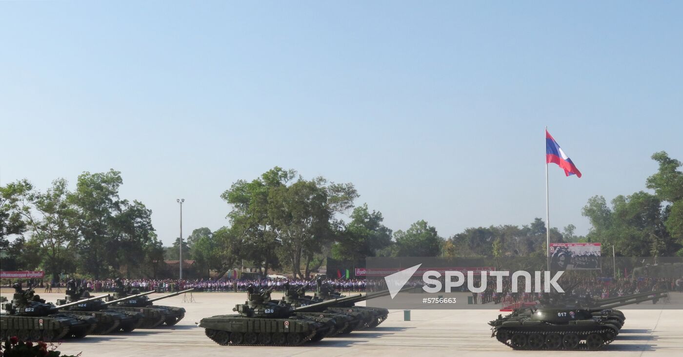 Laos Military Parade