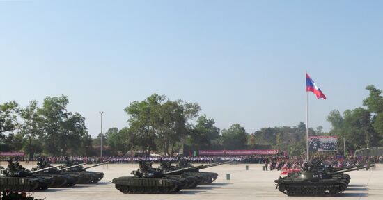 Laos Military Parade