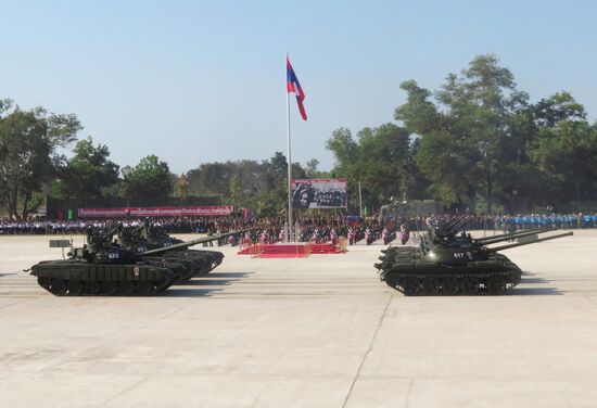 Laos Military Parade