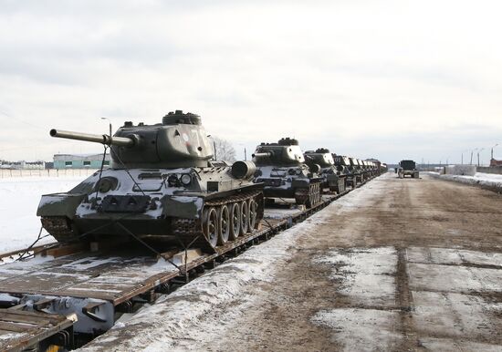 Russia T-34 Tanks