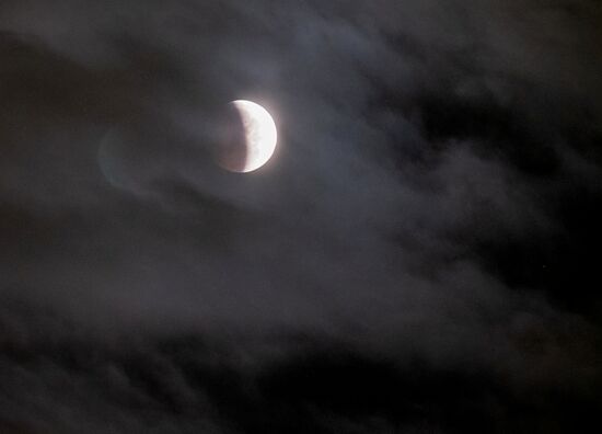 Russia Moon Eclipse
