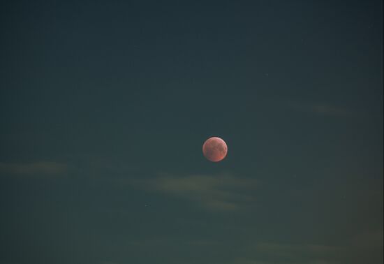 Russia Moon Eclipse