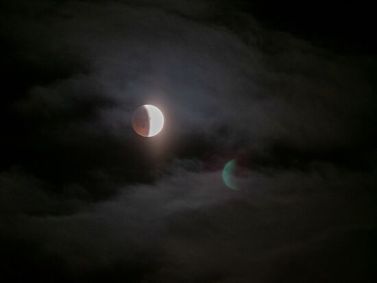 Russia Moon Eclipse