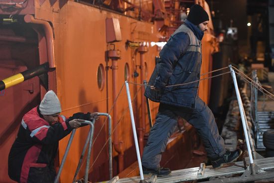 Russia Crimea Ships Fire