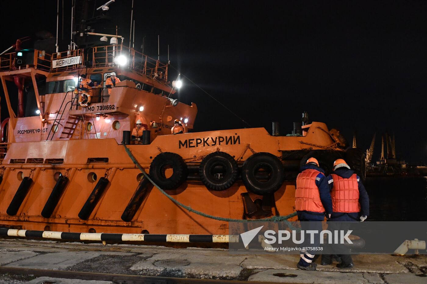 Russia Crimea Ships Fire