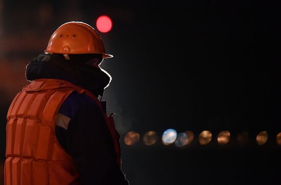 Russia Crimea Ships Fire