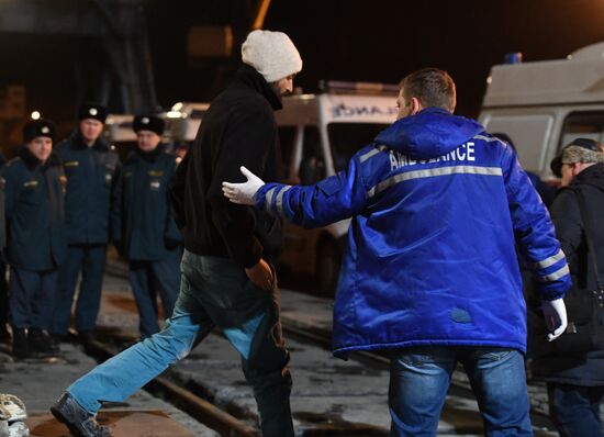 Russia Crimea Ships Fire