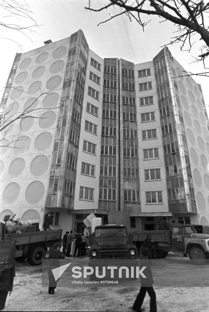 Earthquake-proof nine-storey building in Kamchatka