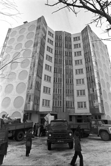 Earthquake-proof nine-storey building in Kamchatka
