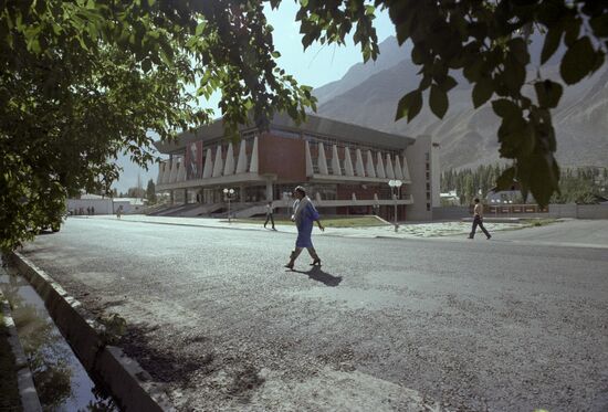 Khorog city in Tajikistan