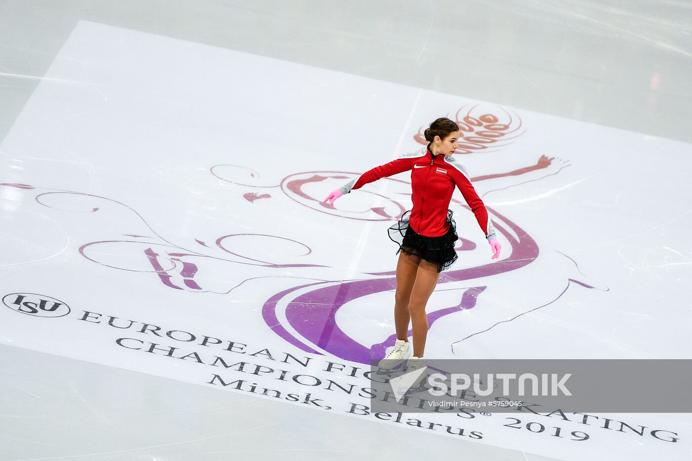 Belarus European Figure Skating Championships Ladies