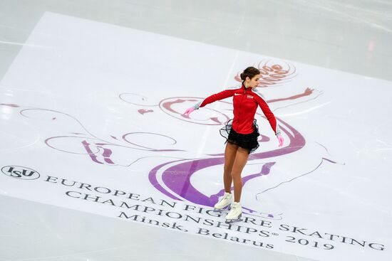 Belarus European Figure Skating Championships Ladies