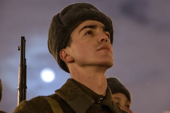 Russia End of Leningrad Siege Anniversary