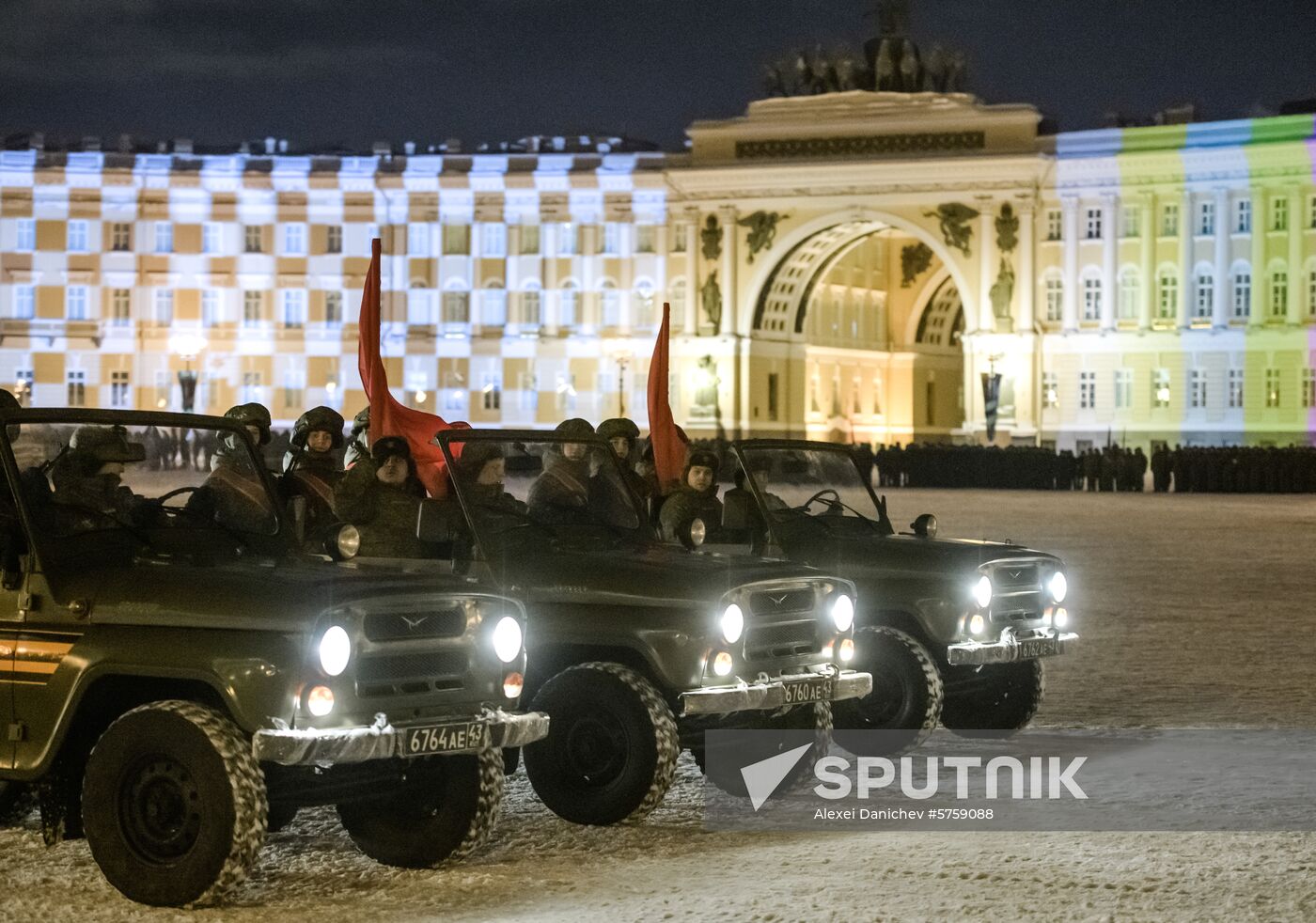 Russia End of Leningrad Siege Anniversary