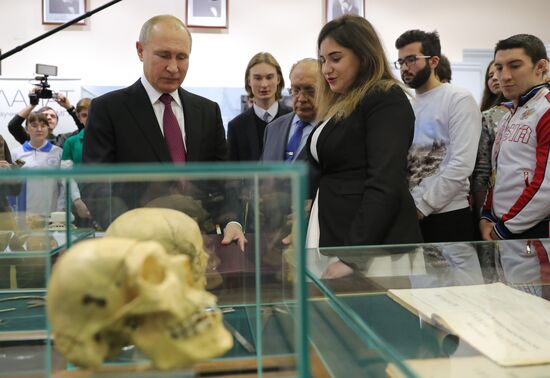 President Vladimir Putin holds meeting of Lomonosov Moscow State University Board of Trustees