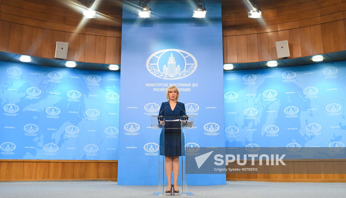 Russia Zakharova Briefing