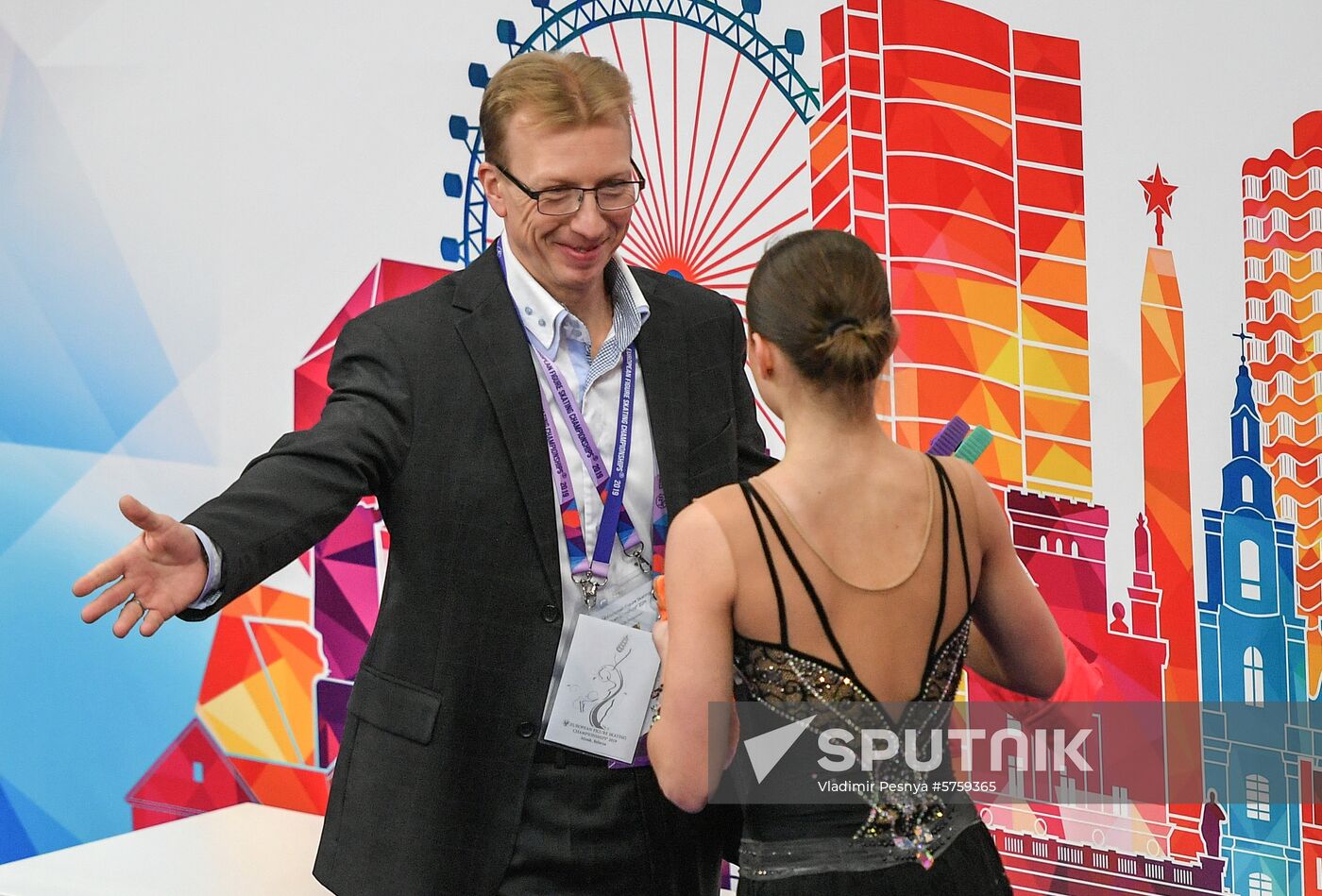 Belarus European Figure Skating Championships Ladies