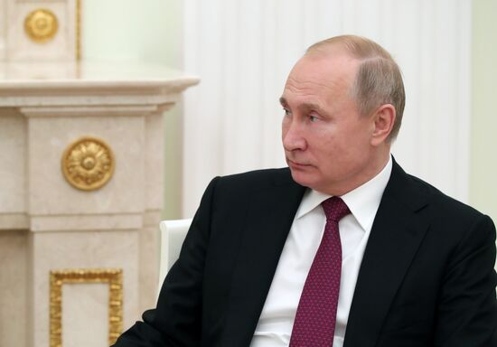 President Vladimir Putin meets with President of Turkey Recep Tayyip Erdogan