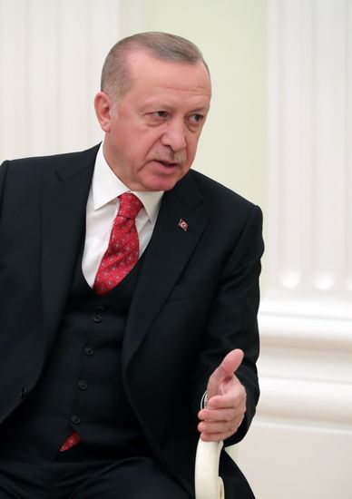 President Vladimir Putin meets with President of Turkey Recep Tayyip Erdogan