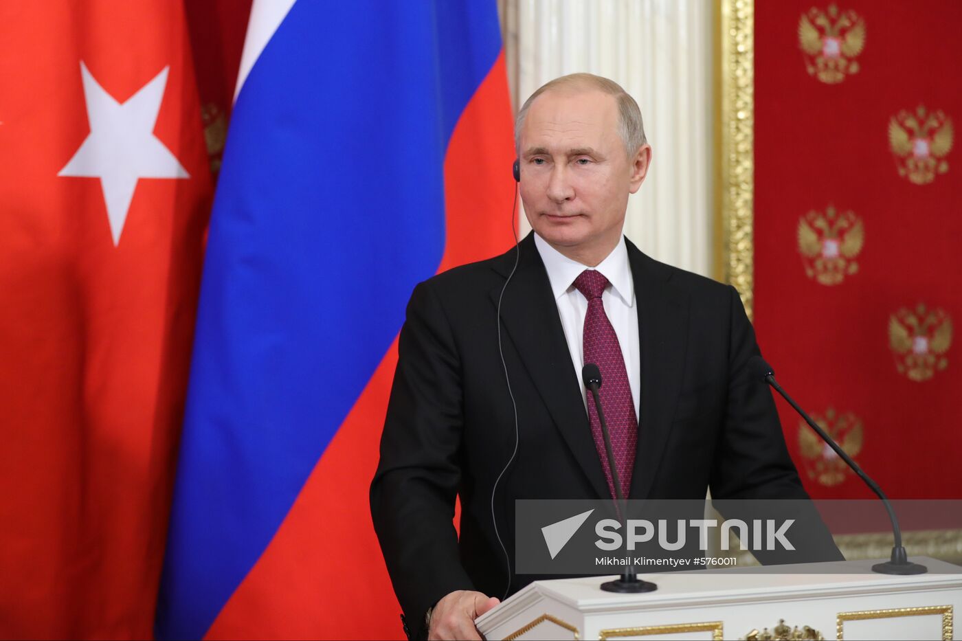 President Vladimir Putin meets with President of Turkey Recep Tayyip Erdogan